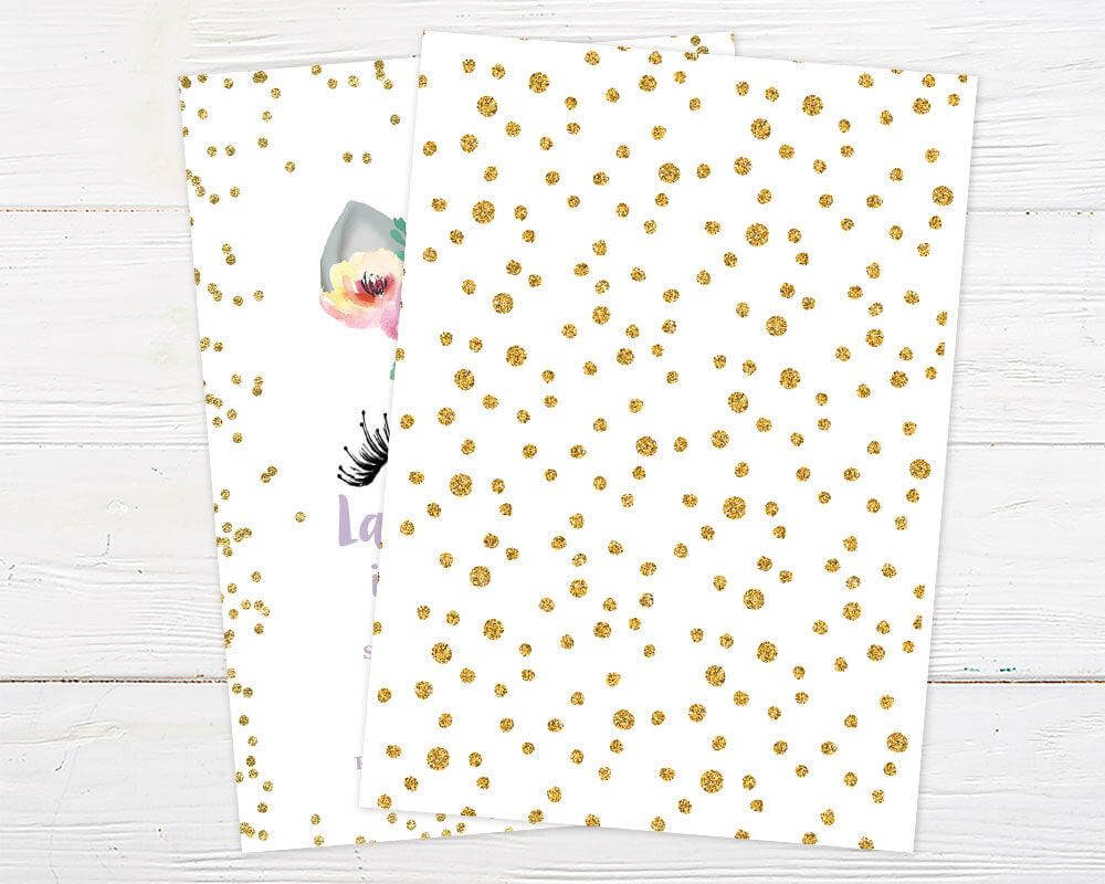 Glitter Unicorn Party Invitation - goprintplus