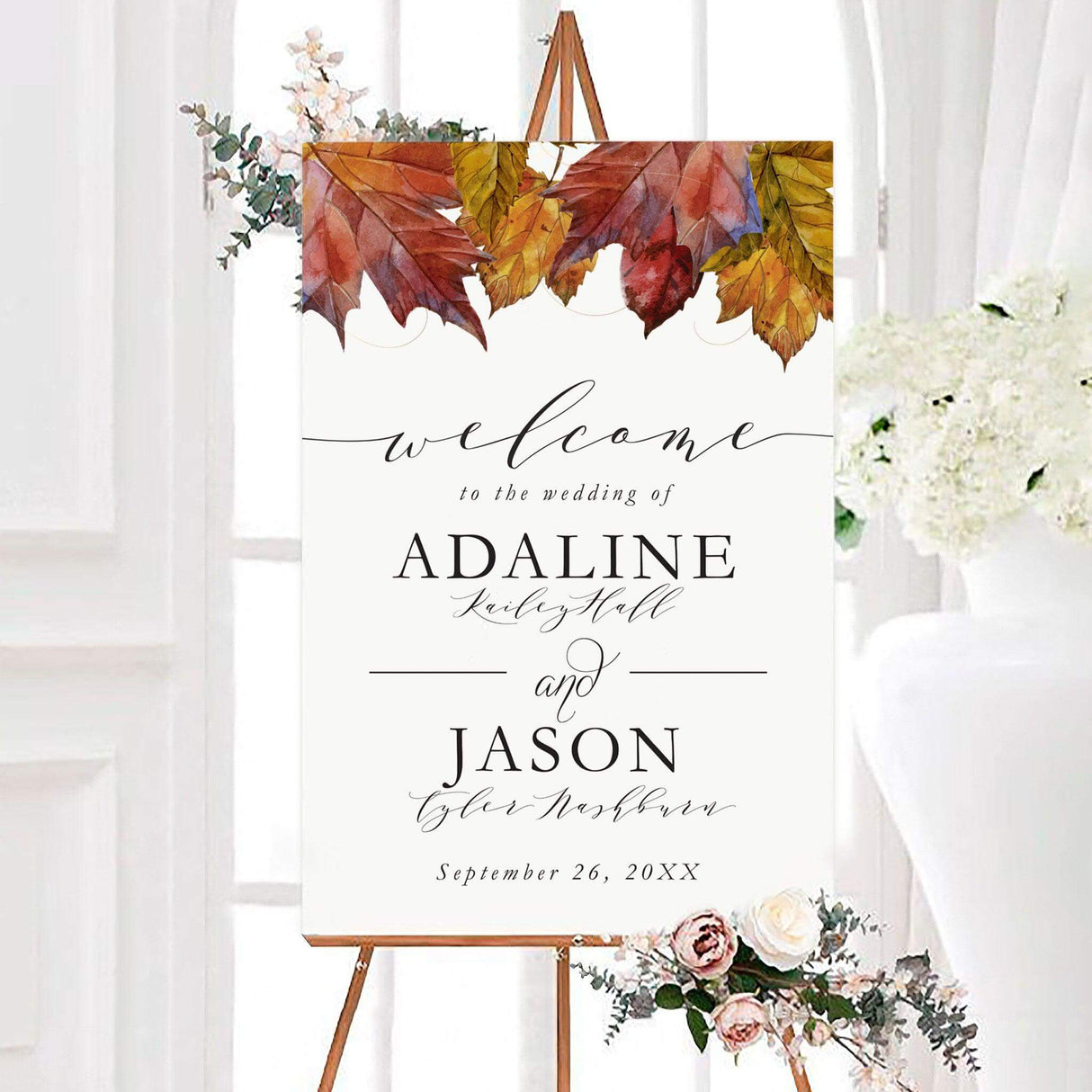 Golden Fall Invitations - goprintplus