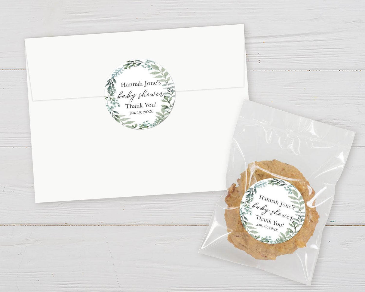 Greenery Wreath Shower - goprintplus