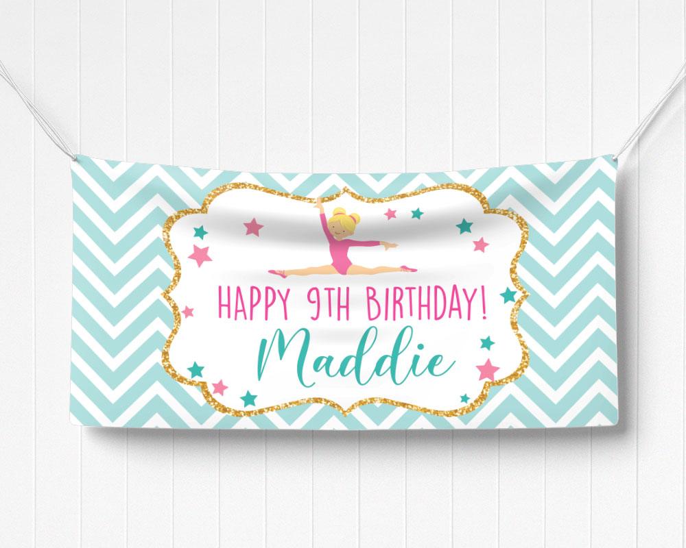 Gymnastics Birthday Invitation - goprintplus