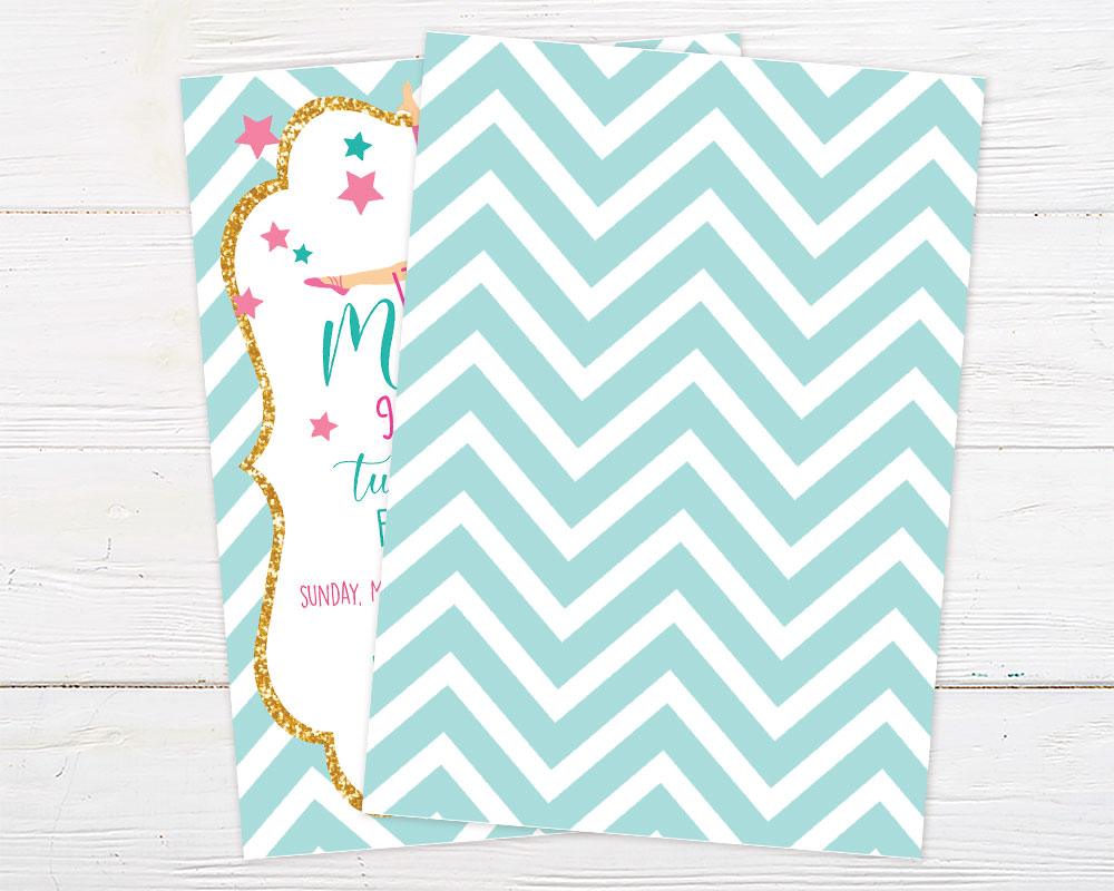 Gymnastics Birthday Invitation - goprintplus