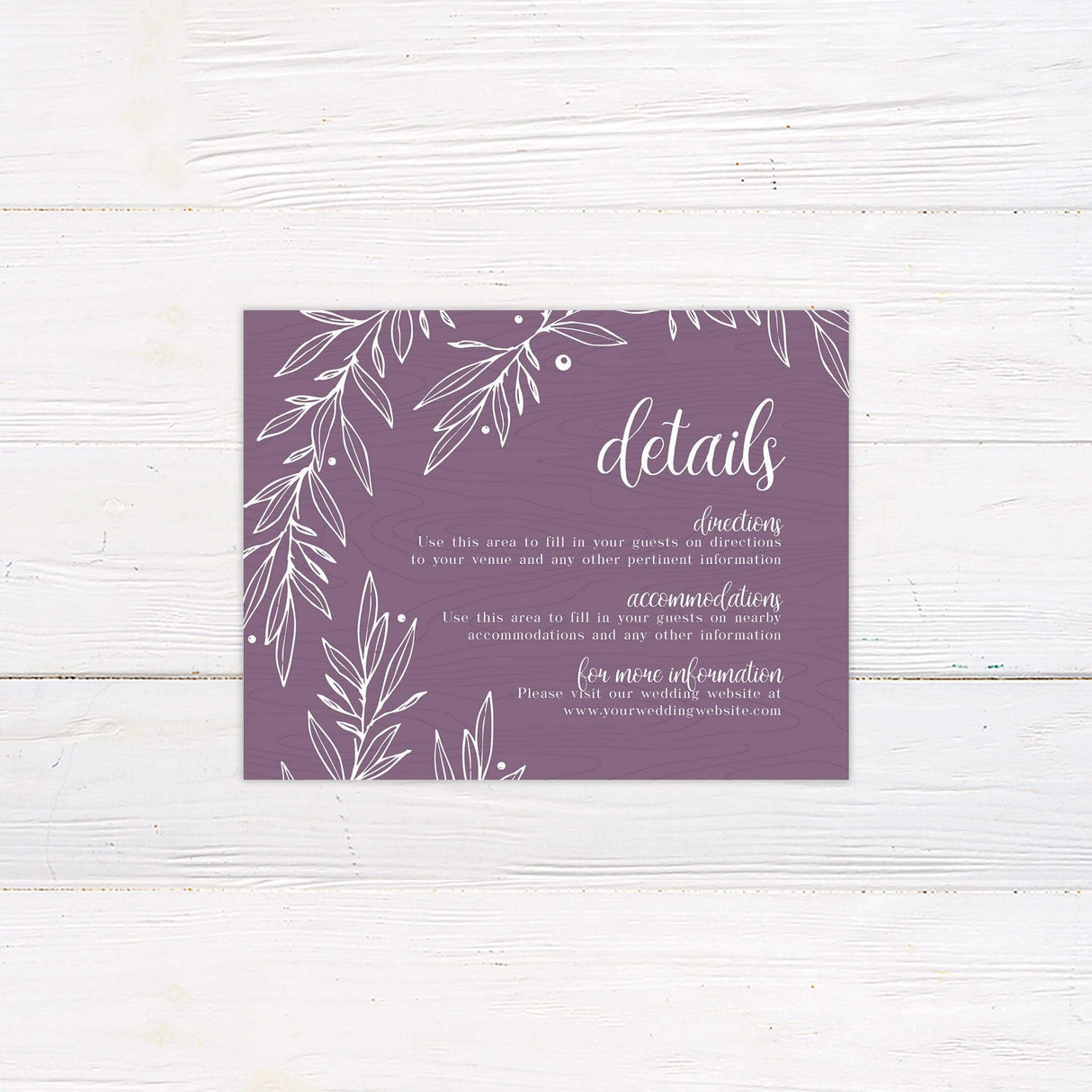 Hand Drawn Wreath Invitation - goprintplus