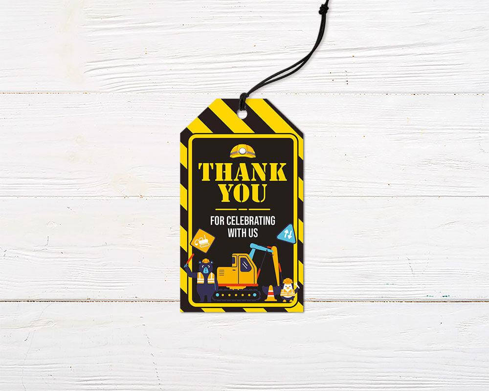 Hard Hats Favor Tag - goprintplus