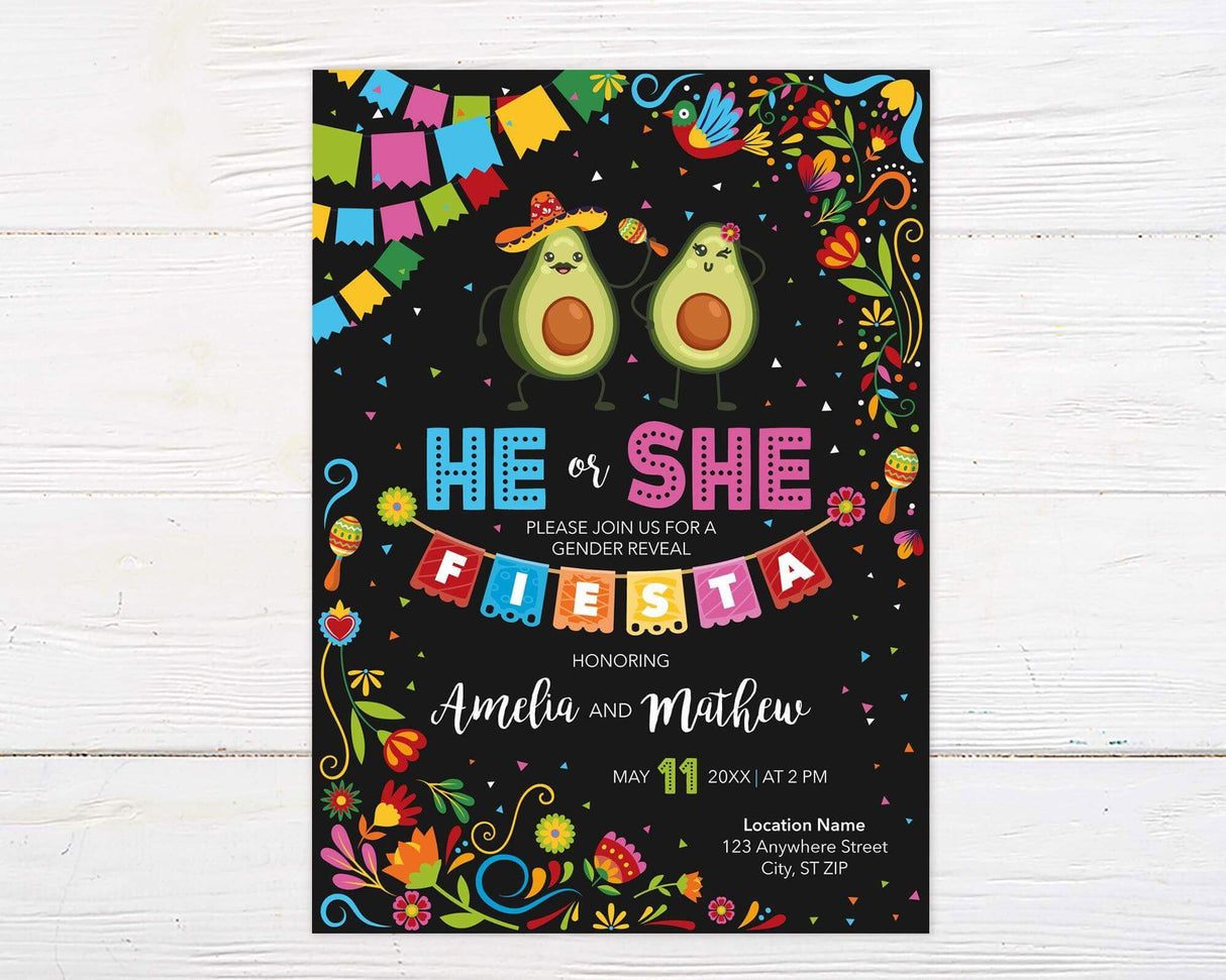 He or She Fiesta Gender Reveal - goprintplus