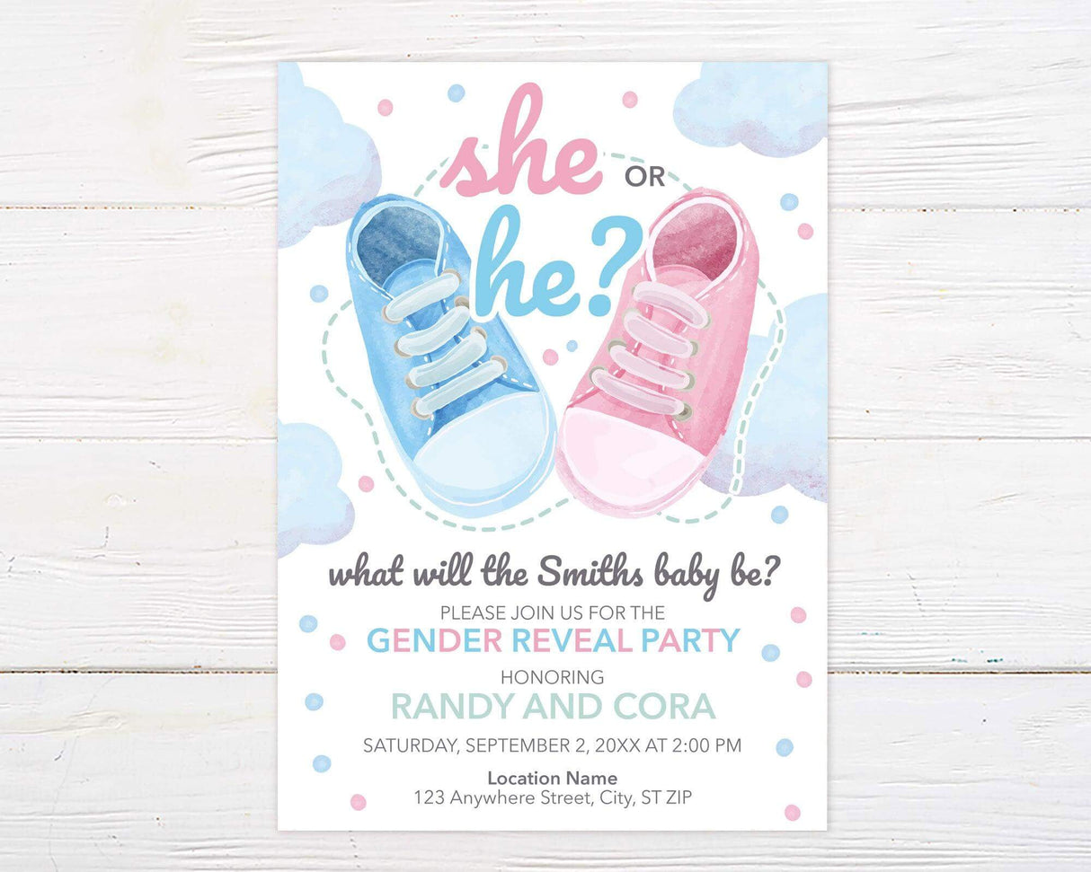 He or She Gender Reveal - goprintplus