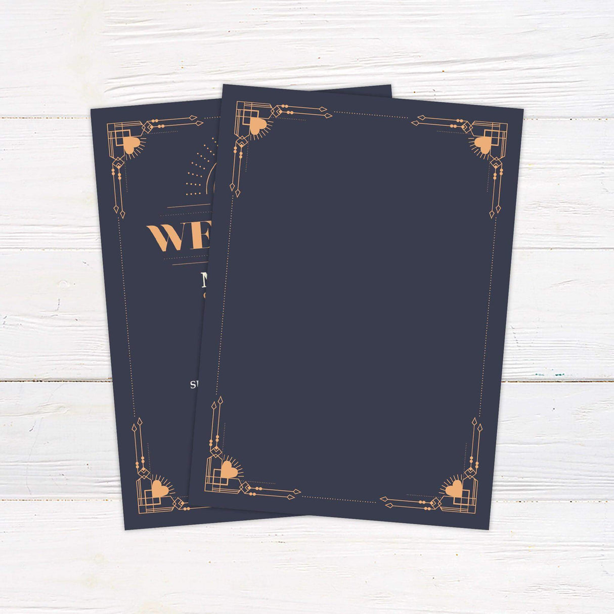 Heart Deco Invitations - goprintplus