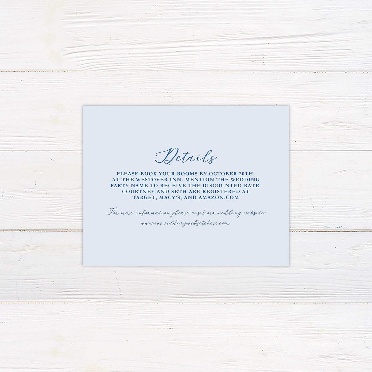 Icy Floral Invitations - goprintplus