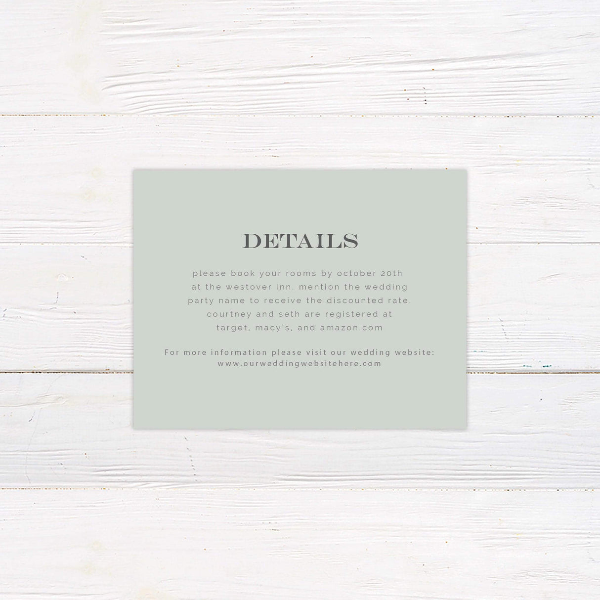 Idyllic Details Cards - goprintplus