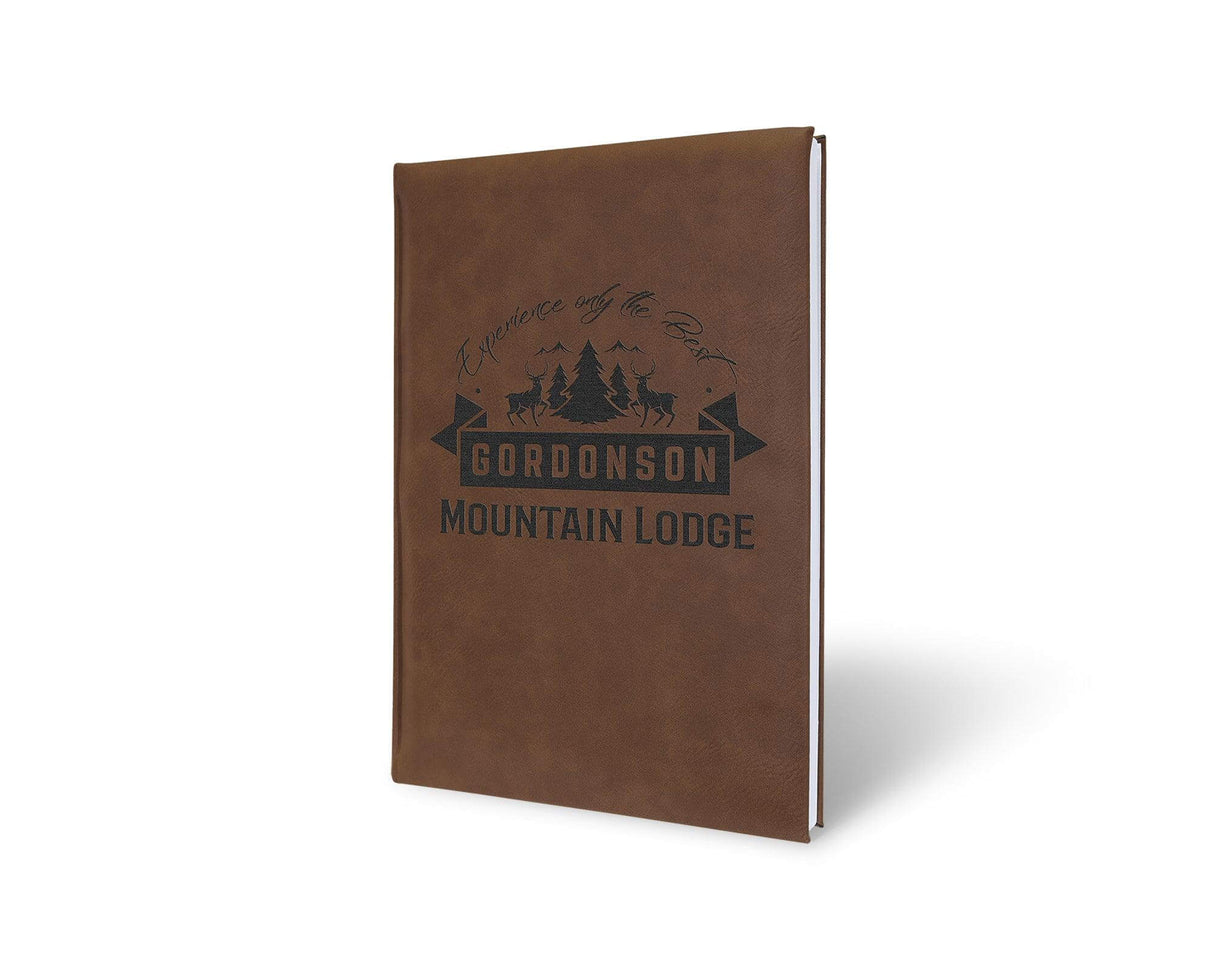 Leatherette Journal with Lined Notepad - goprintplus