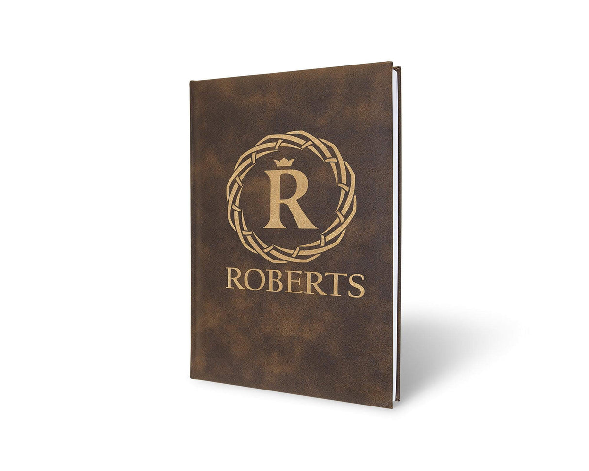 Leatherette Journal with Lined Notepad - goprintplus