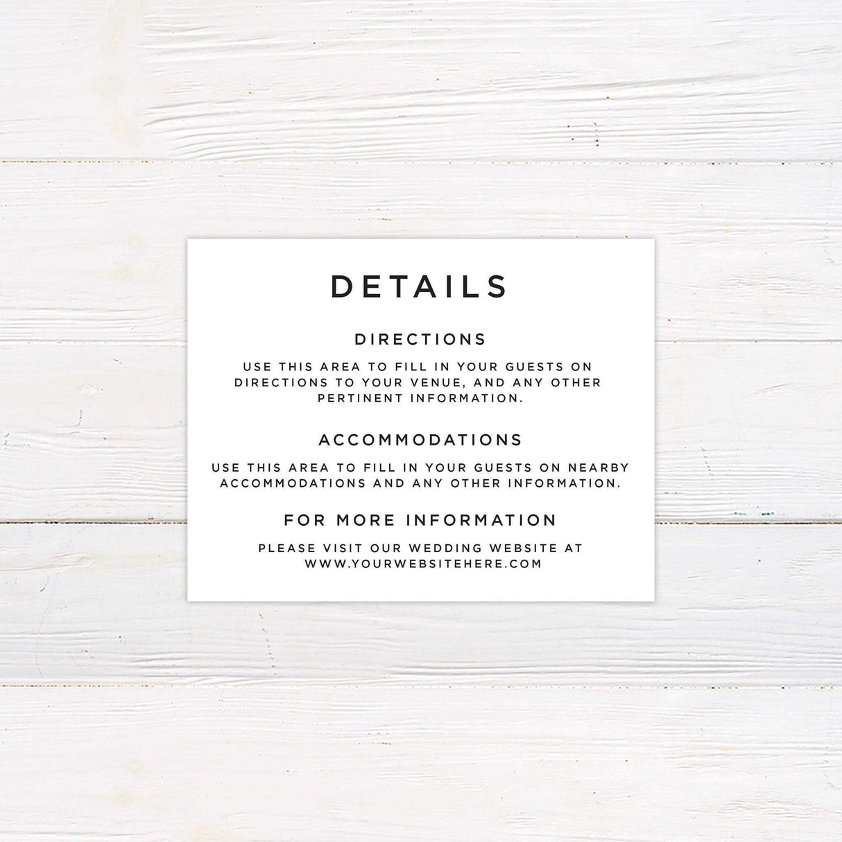 Just Love Details Cards - goprintplus