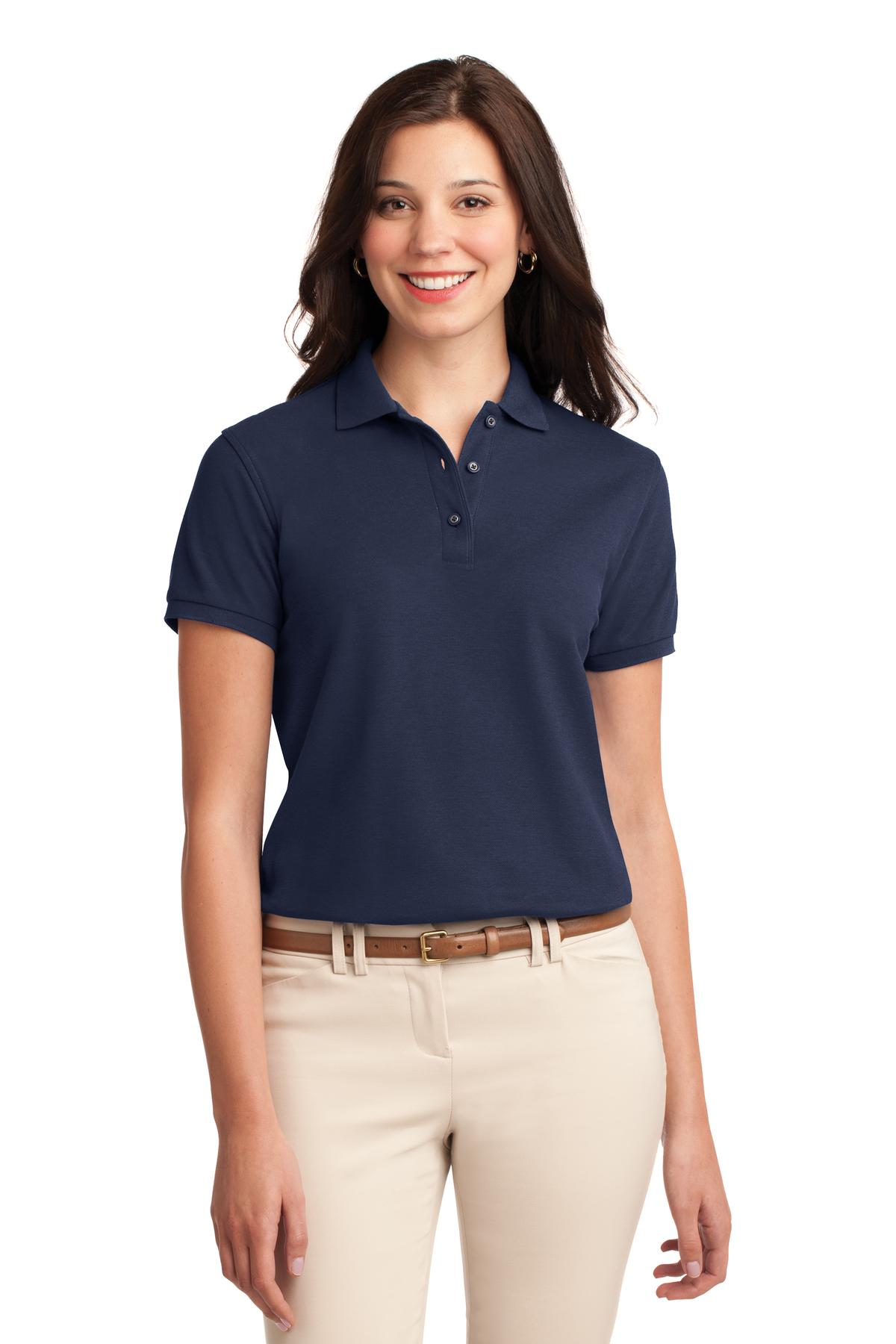 - Port Authority ® Women's Silk Touch™ Polo. L500 -