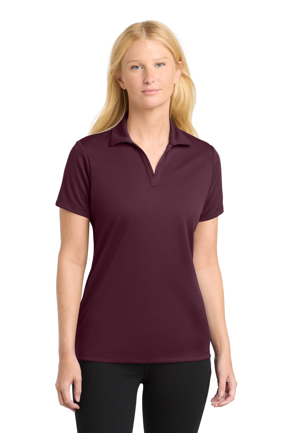 - Sport-Tek ® Women's PosiCharge ® RacerMesh ® Polo. LST640 -