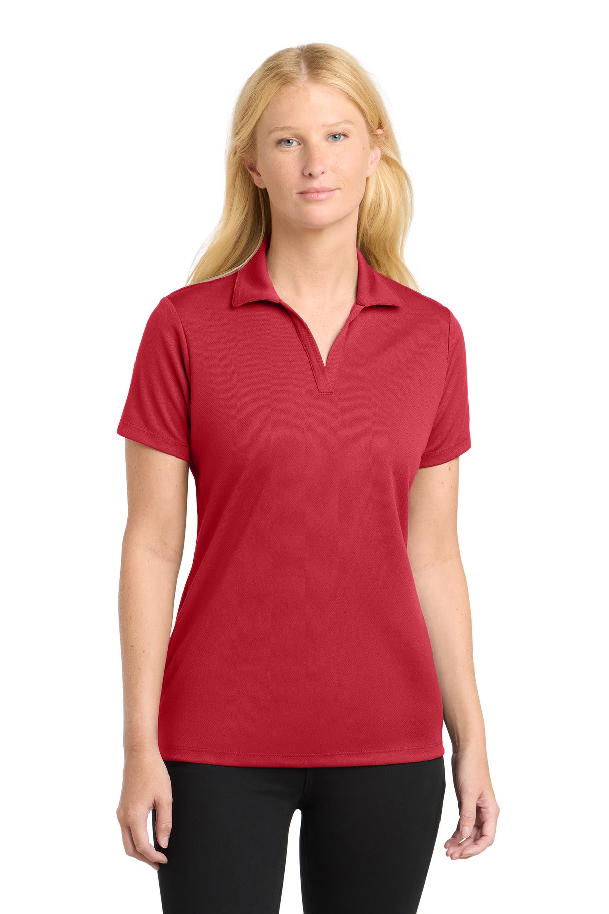 - Sport-Tek ® Women's PosiCharge ® RacerMesh ® Polo. LST640 -