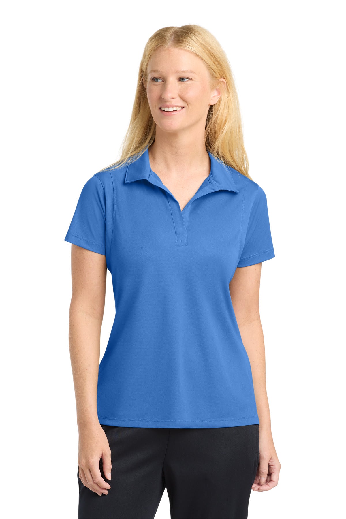 - Sport-Tek ® Women's Micropique Sport-Wick ® Polo. LST650 -