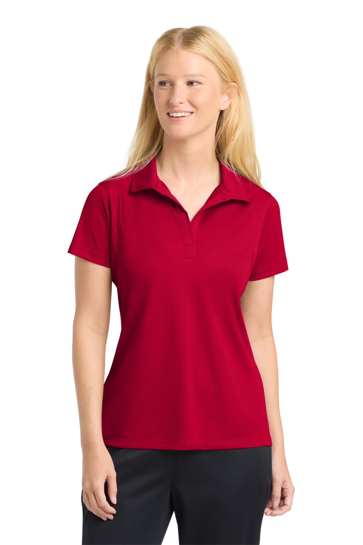 - Sport-Tek ® Women's Micropique Sport-Wick ® Polo. LST650 -