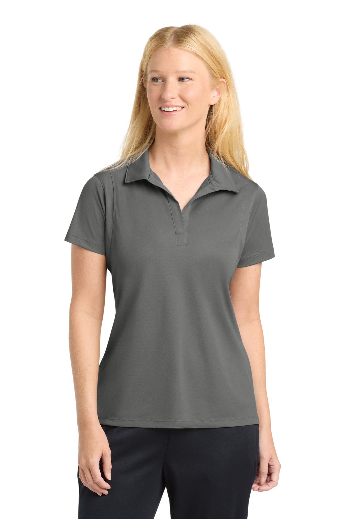- Sport-Tek ® Women's Micropique Sport-Wick ® Polo. LST650 -