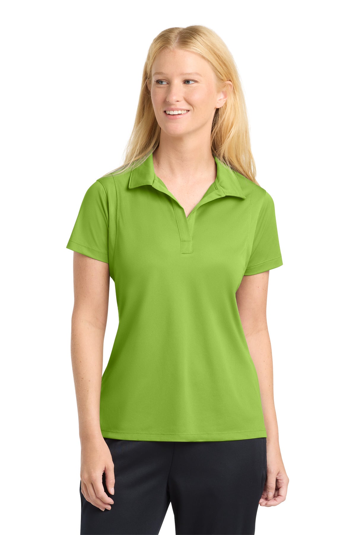 - Sport-Tek ® Women's Micropique Sport-Wick ® Polo. LST650 -