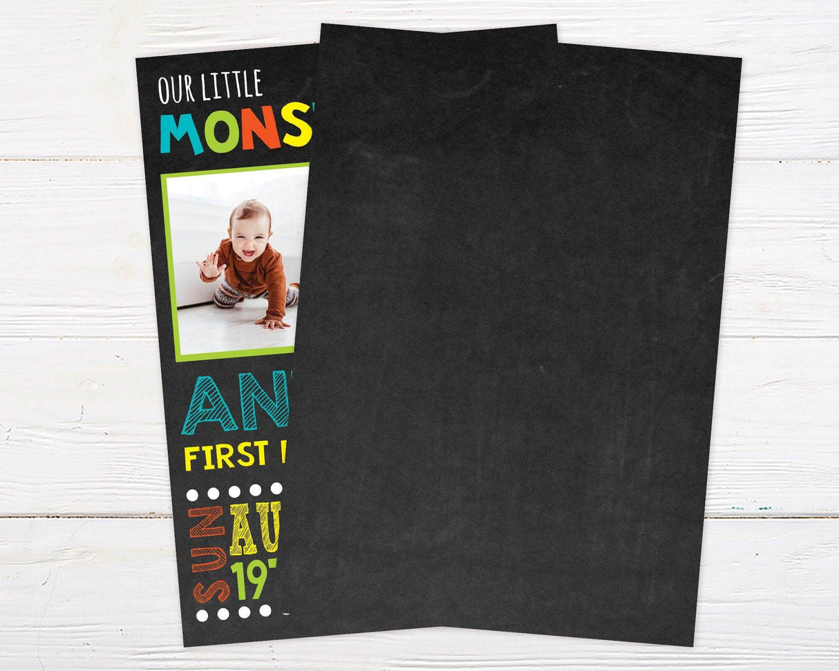 Little Monster Birthday Invitation - goprintplus