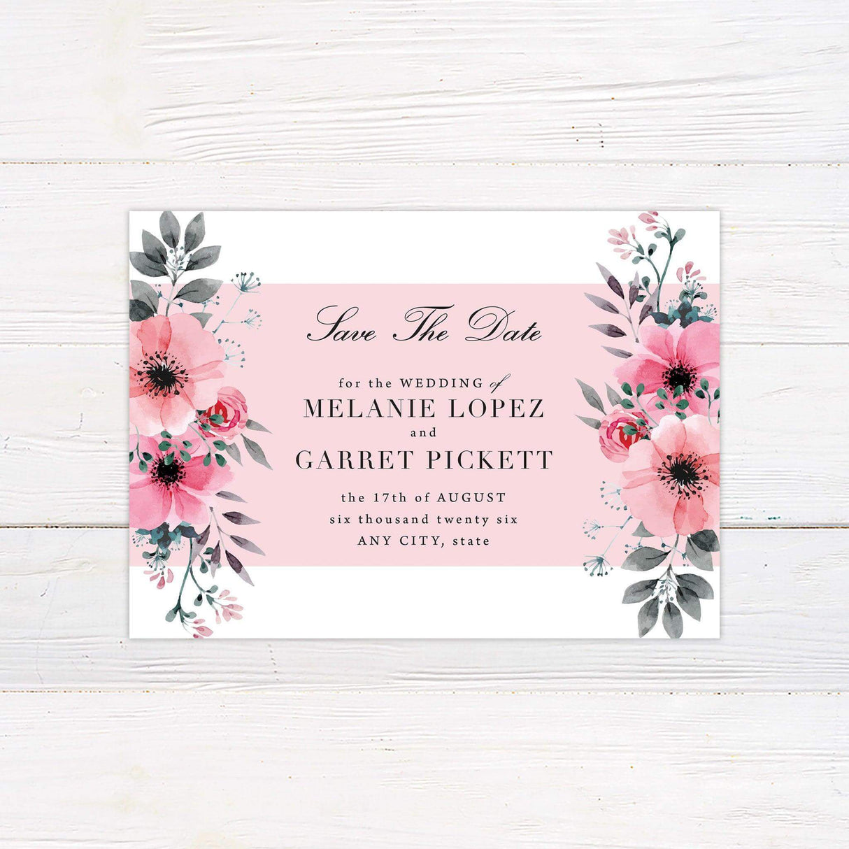 Lovely Florals Invitation - goprintplus