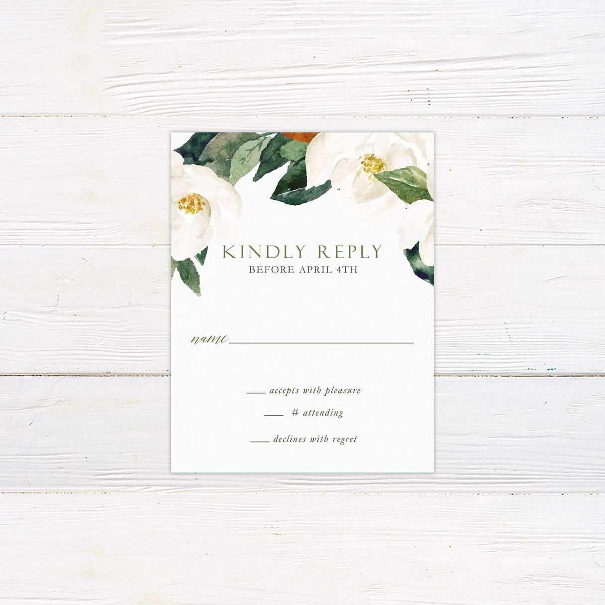 Magnolia Invitations - goprintplus