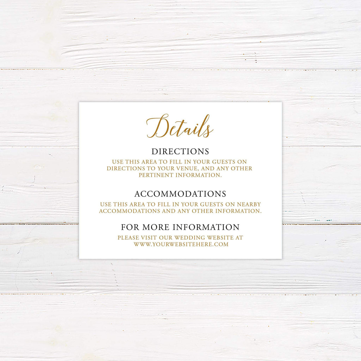 Marble and Gold Details Cards - goprintplus