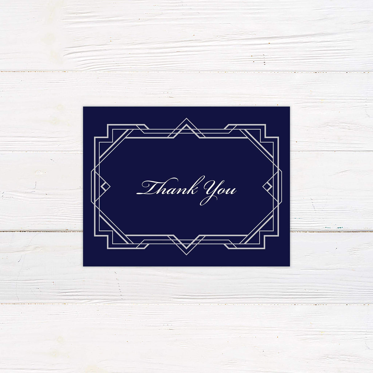 Modern Deco Thank You Card - goprintplus
