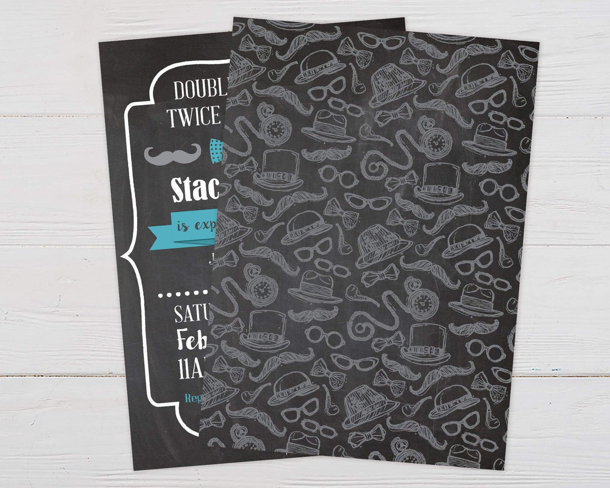 Mustaches and Bow Ties Shower - goprintplus