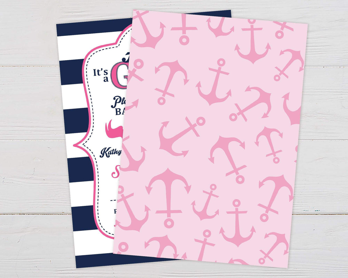Nautical Girl Shower - goprintplus