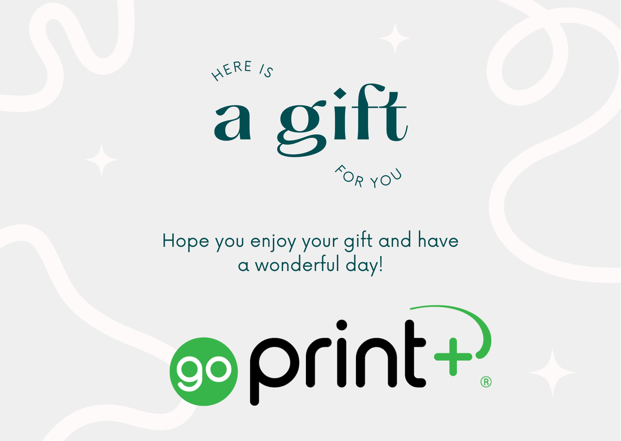 Gift Card Go Print Plus - goprintplus
