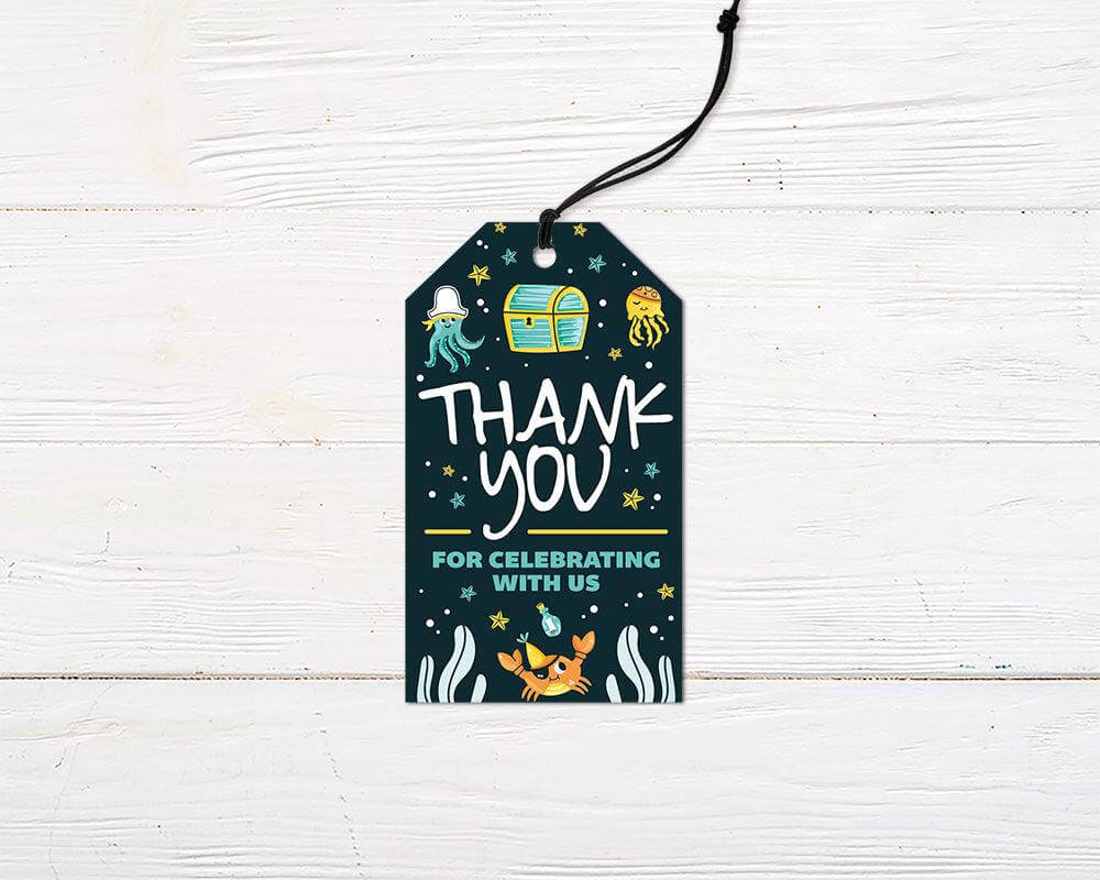 Ocean Party Favor Tag - goprintplus