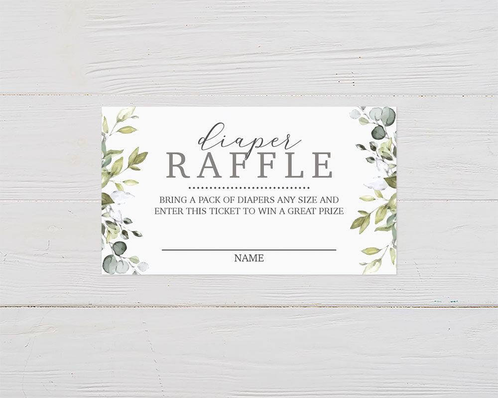 Oh Baby Eucalyptus Diaper Raffle - goprintplus
