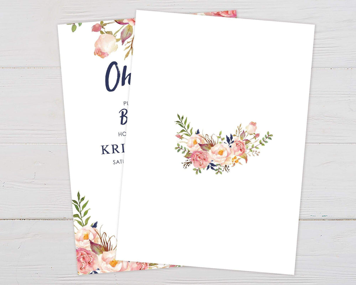 Pink Flowers Shower - goprintplus