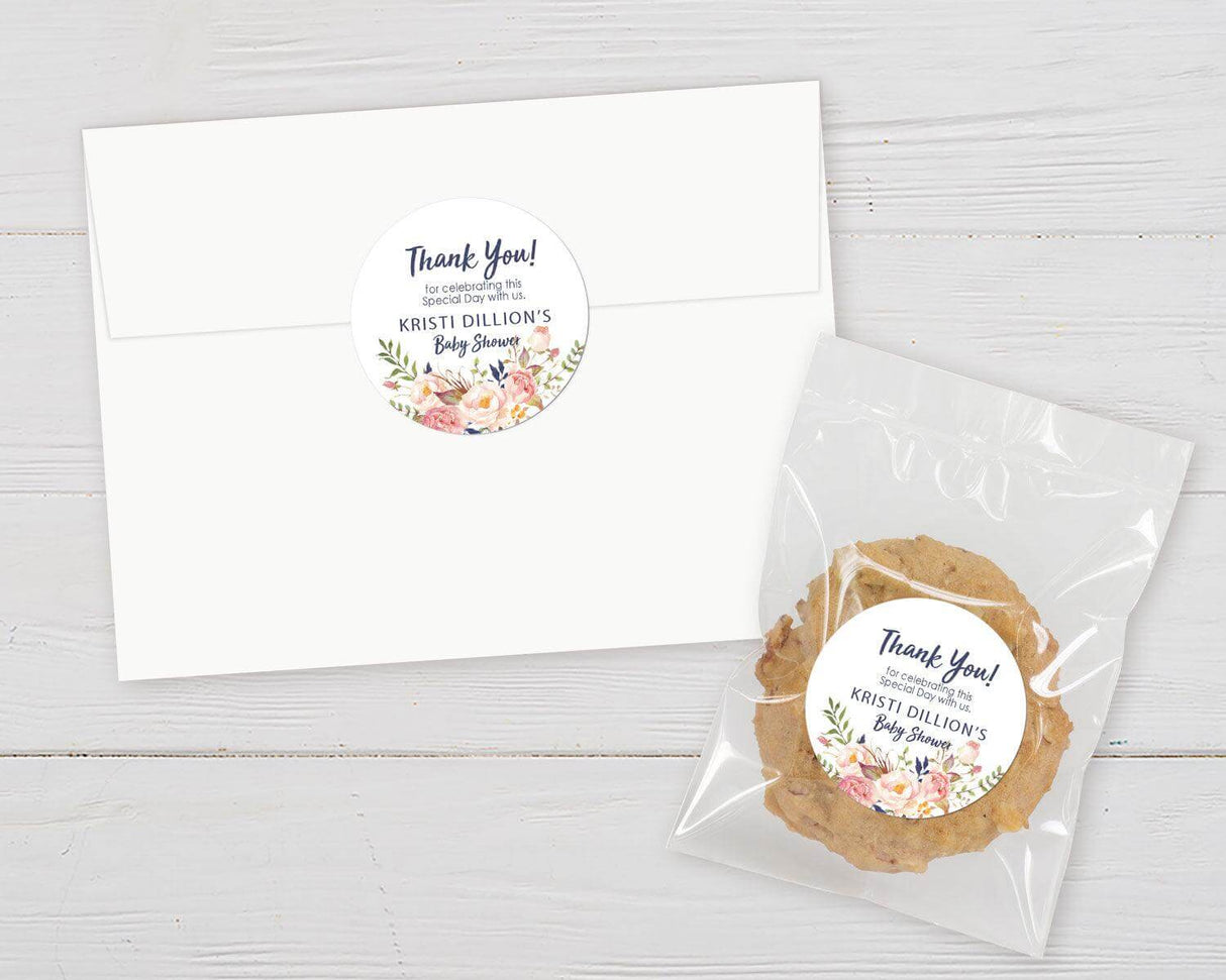 Pink Flowers Sticker - goprintplus