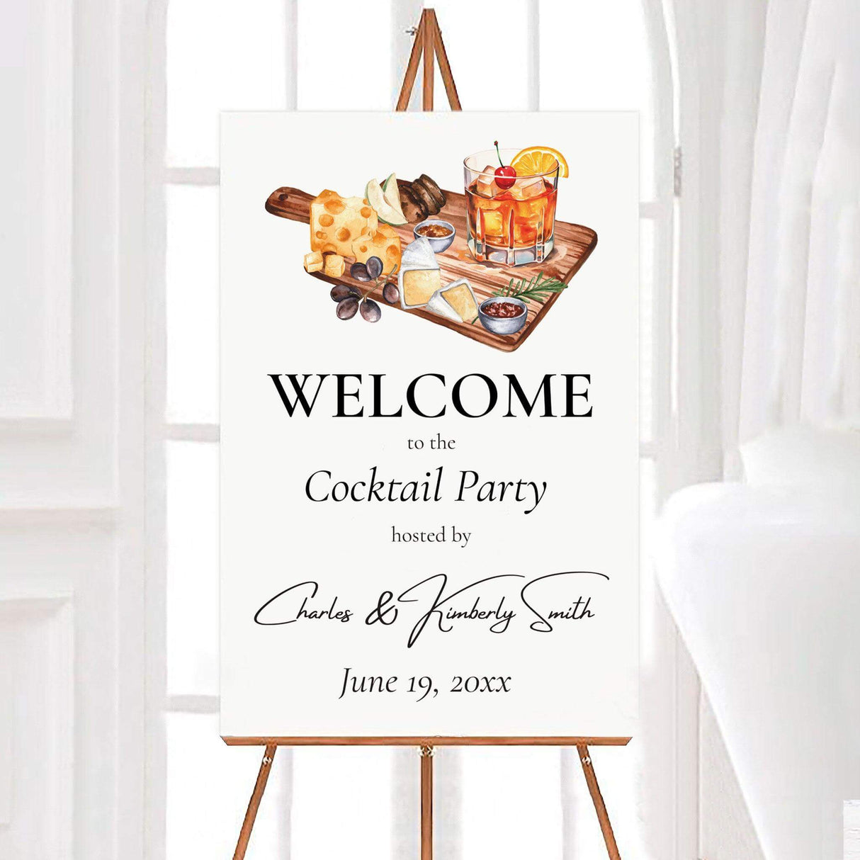 Old Fashioned Cocktail Party Invitation - goprintplus
