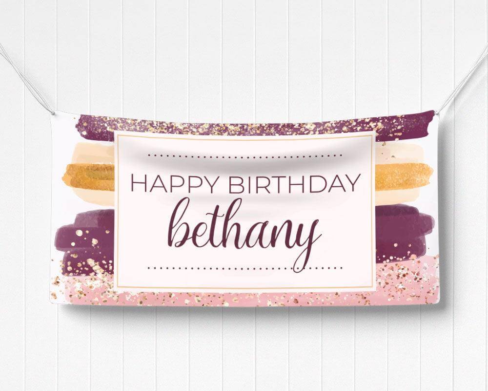 Painted Glitter Party Invitation - goprintplus