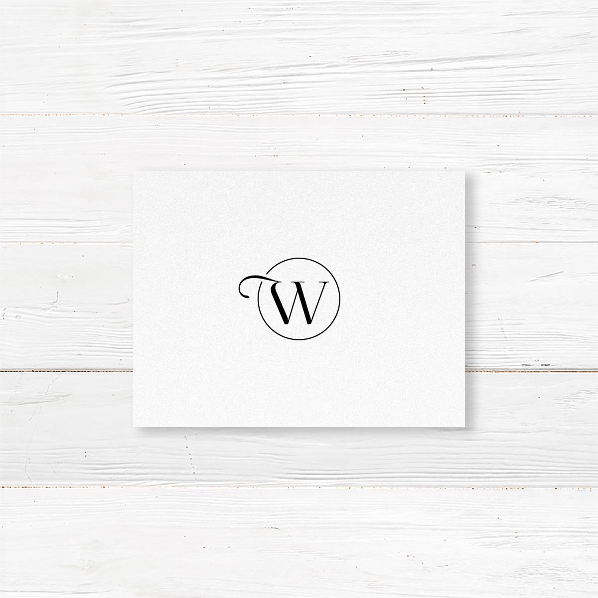 Elegant Paragraph Style Note Card