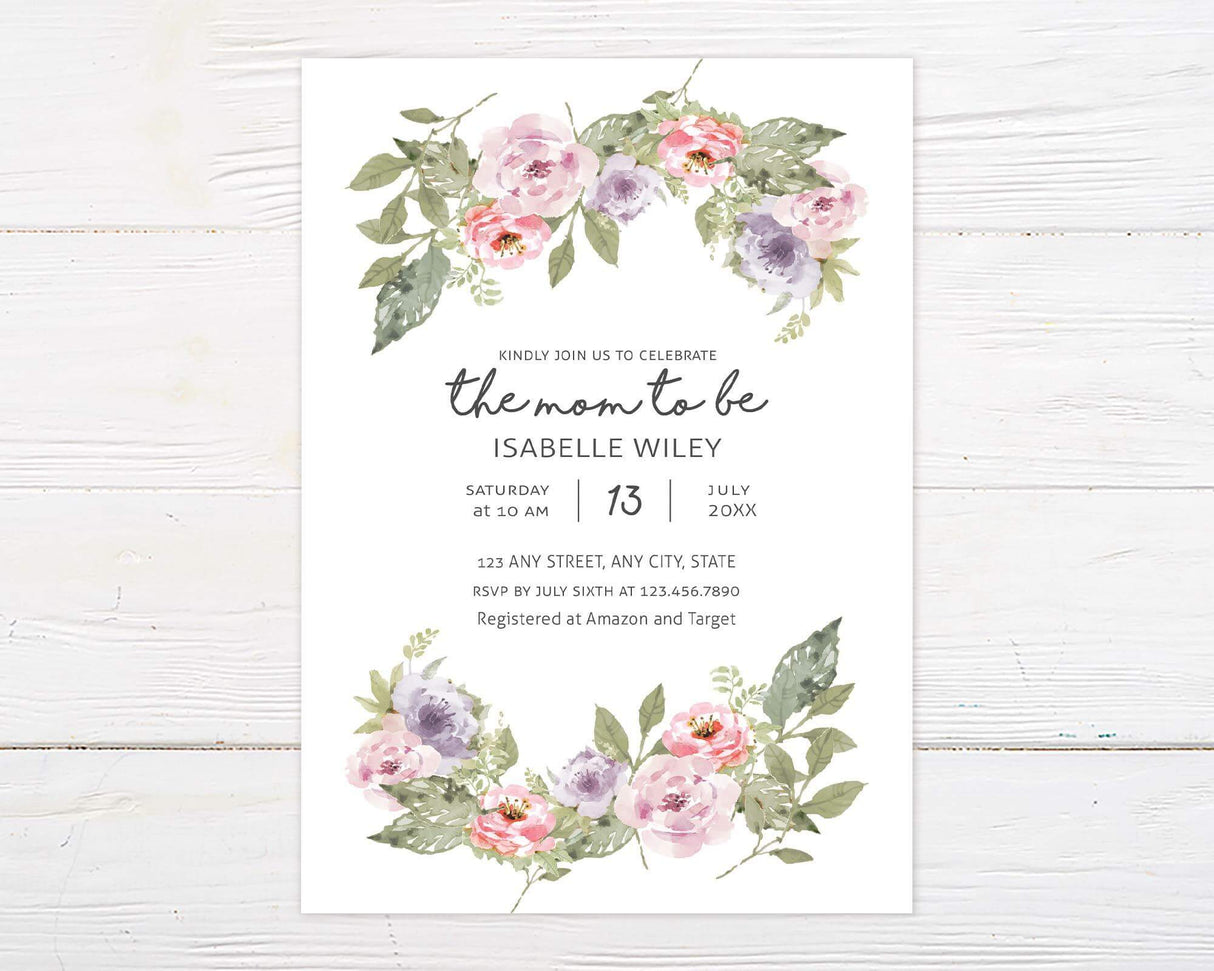Pastel Floral Arch Shower - goprintplus