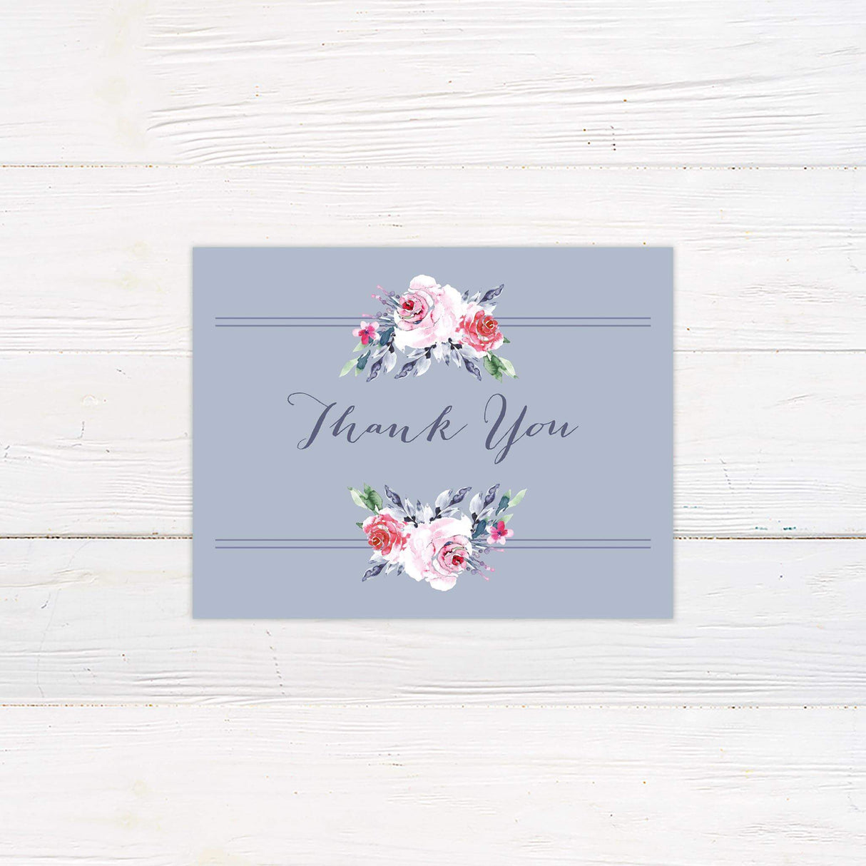 Periwinkle Thank You Card - goprintplus
