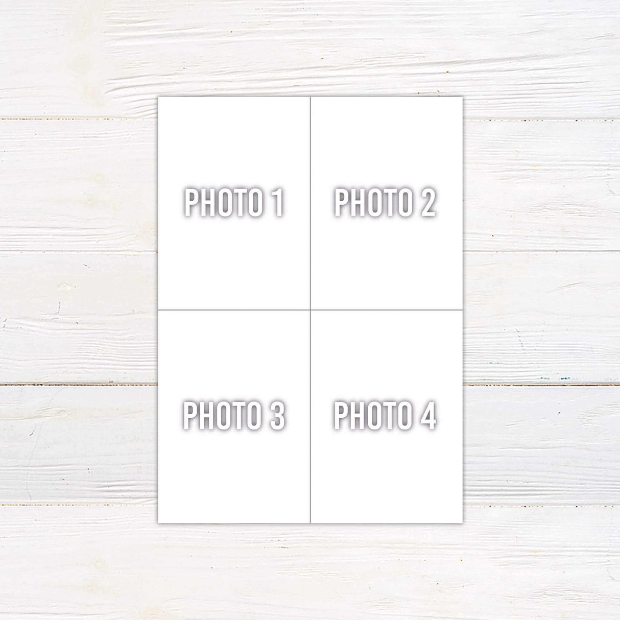 Photo Template 4 photos