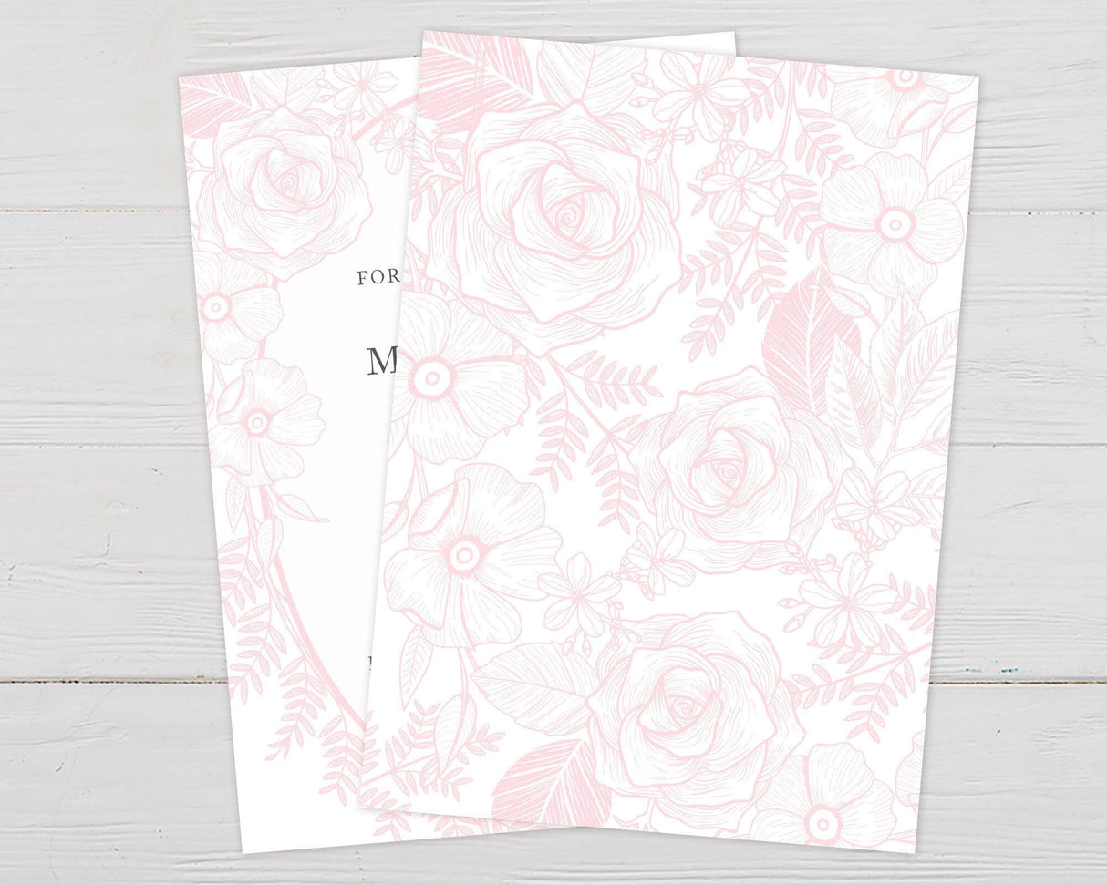 Pink Floral Shower - goprintplus
