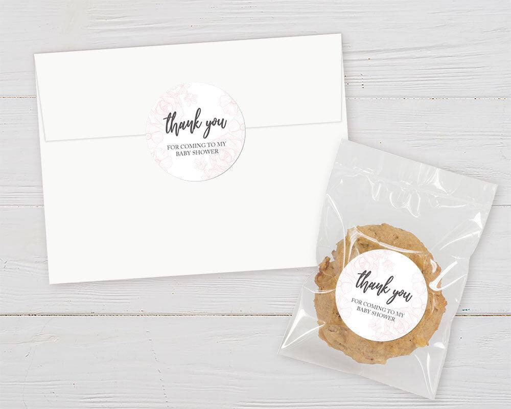 Pink Floral Sticker - goprintplus