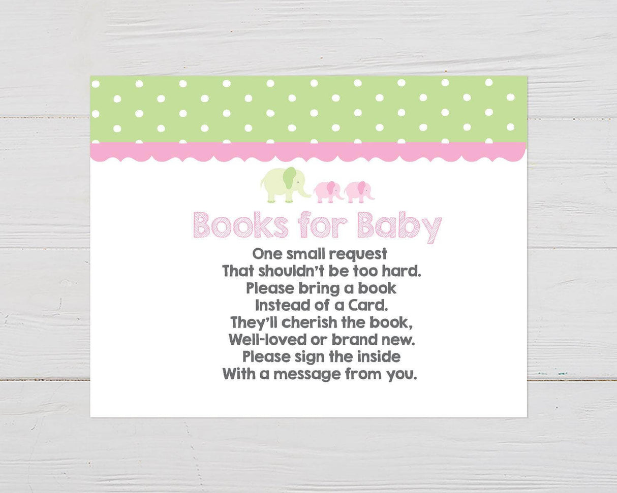 Pink Green Elephants Books For Baby - goprintplus
