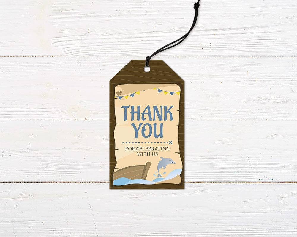 Pirate Party Favor Tag - goprintplus