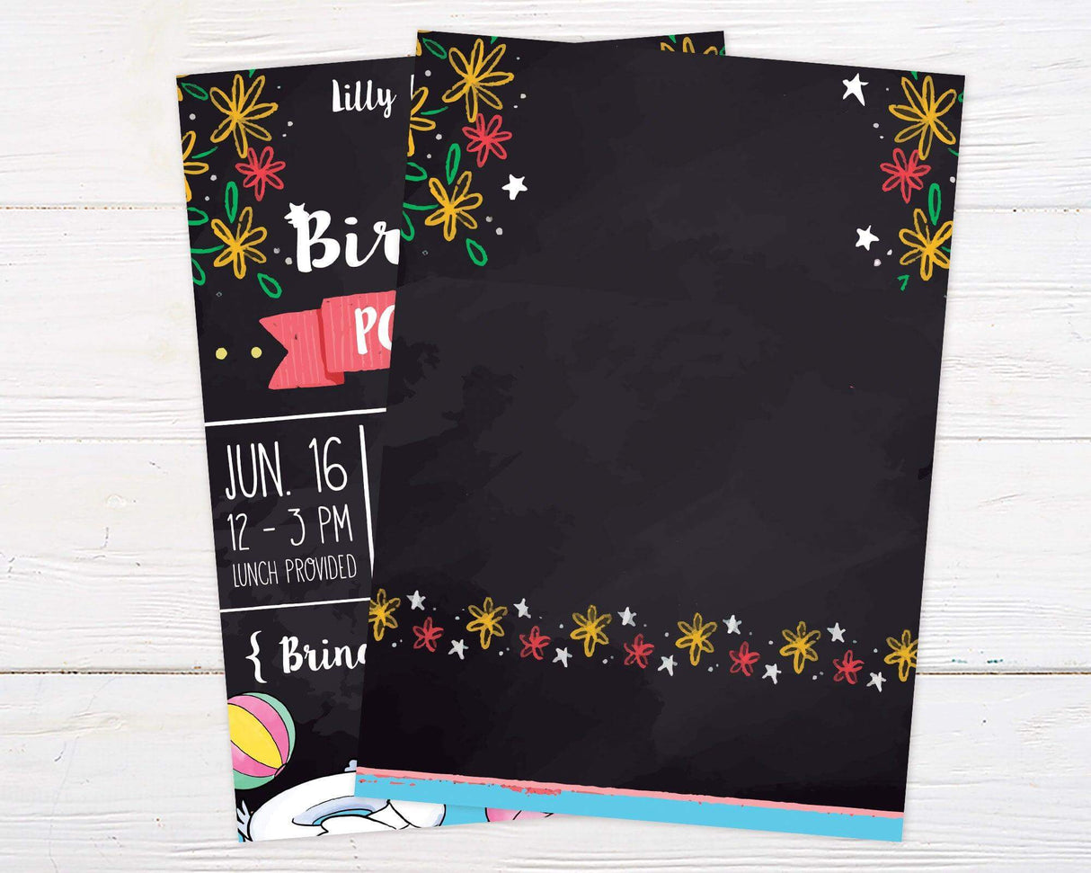 Pool Party Invitation - goprintplus