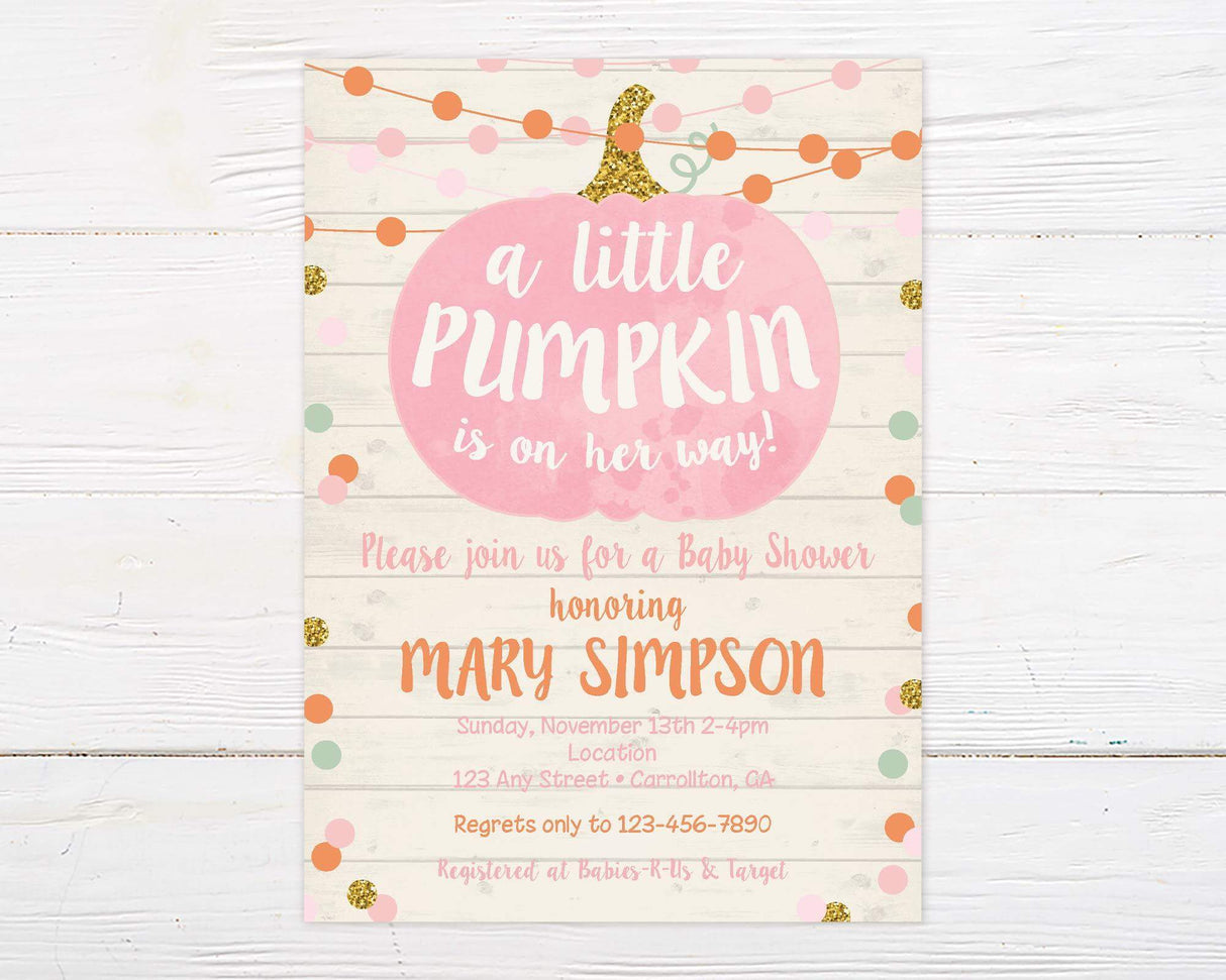Pumpkin On The Way Shower - goprintplus