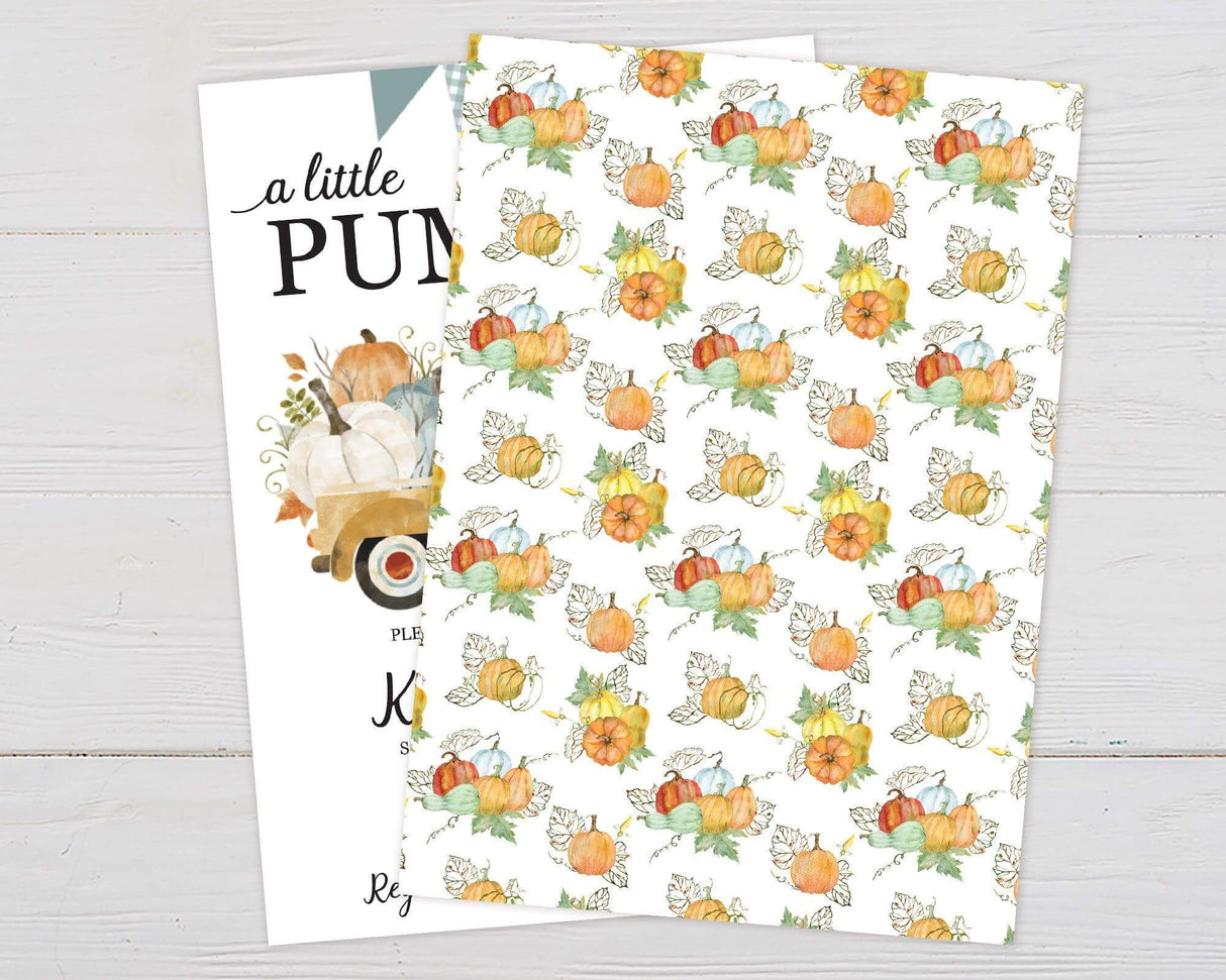 Pumpkin Truck Shower - goprintplus