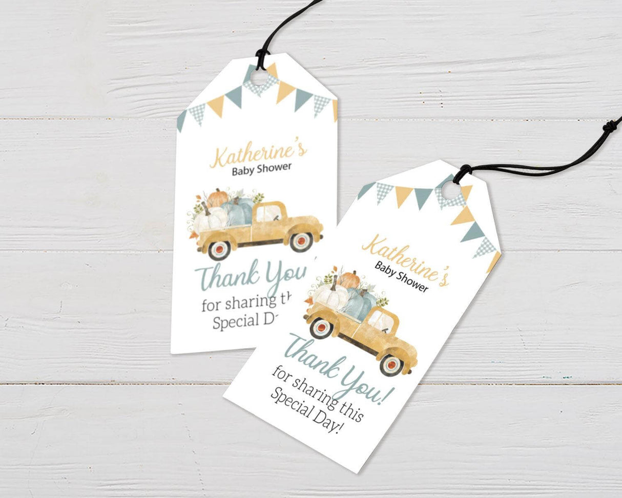 Pumpkin Truck Shower - goprintplus