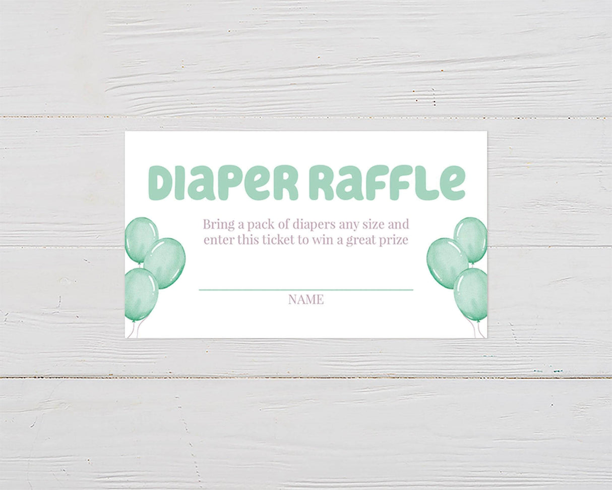 Ready to Pop Diaper Raffle Ticket - goprintplus