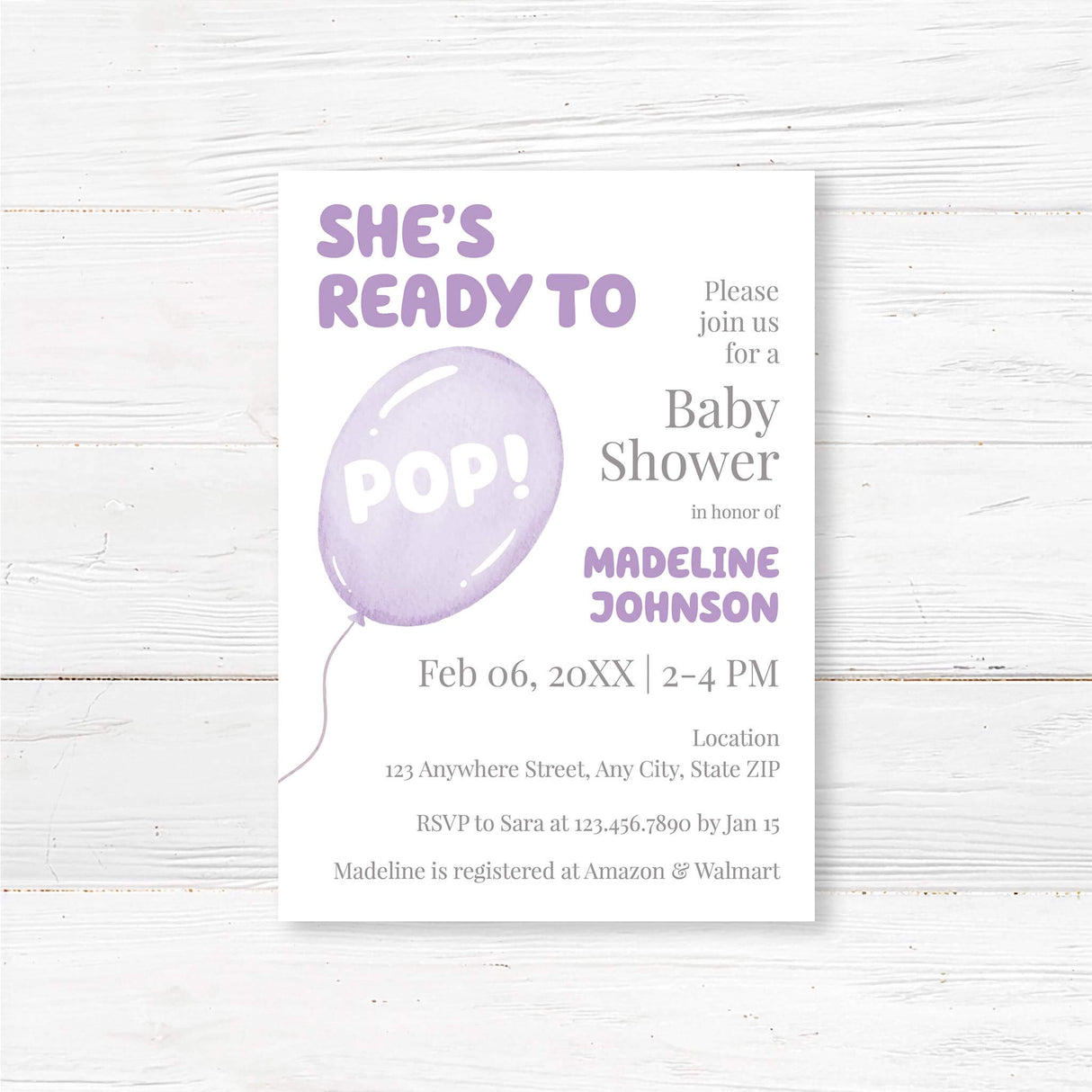 Bereit zum Platzen der Dusche